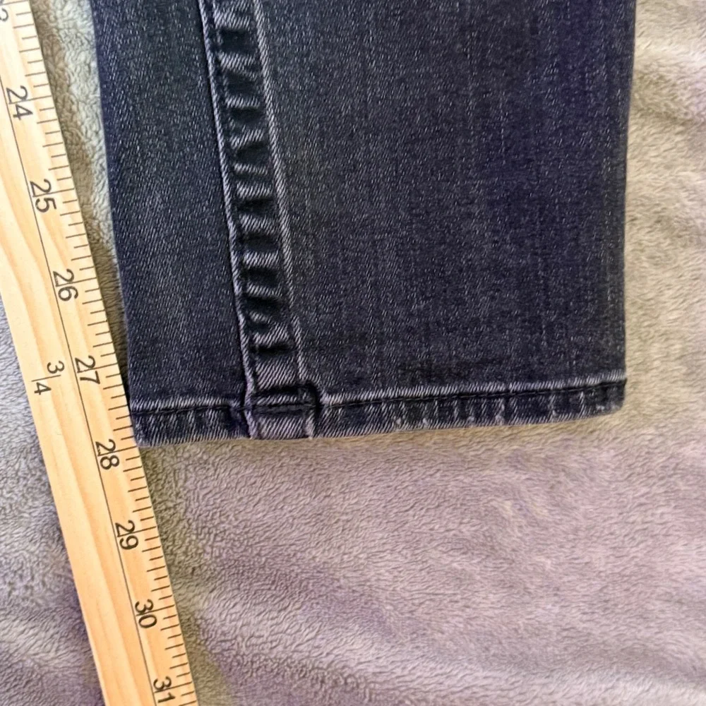 True Religion Relaxed Taper Jeans‎ Mens 30 Black Whiskered Distressed Streetwear